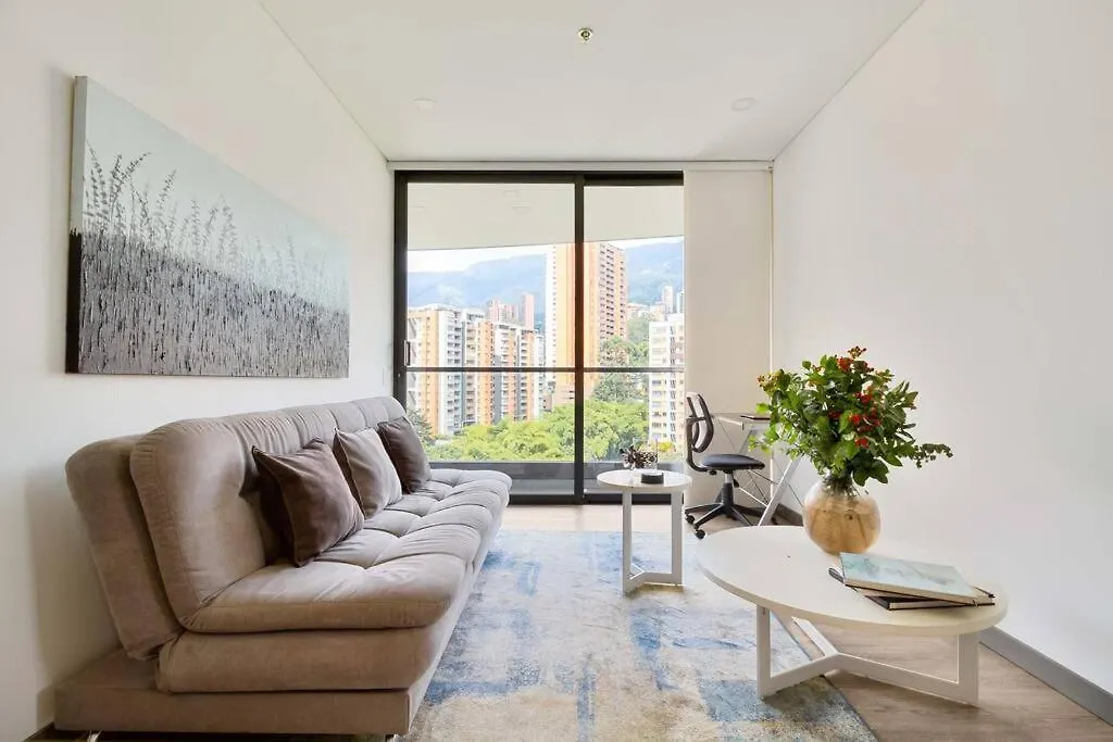 Suite 1304 El Poblado Con Espectacular Vista Medellin 0*,
